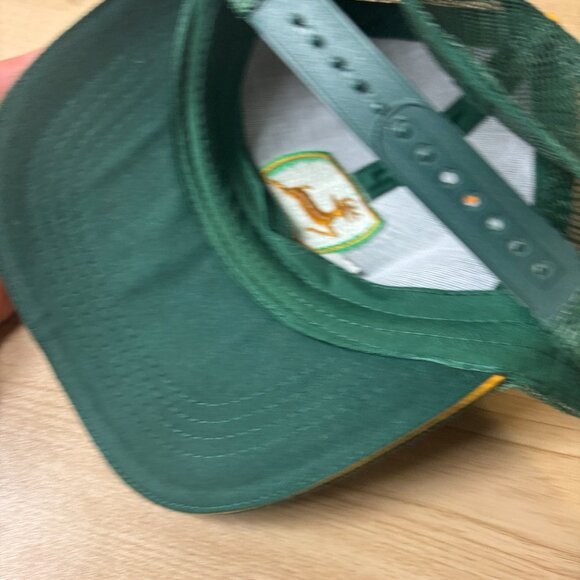 John Deere Hat Cap Snap Back Green Tractors Farming Outdoors - Picture 7 of 9